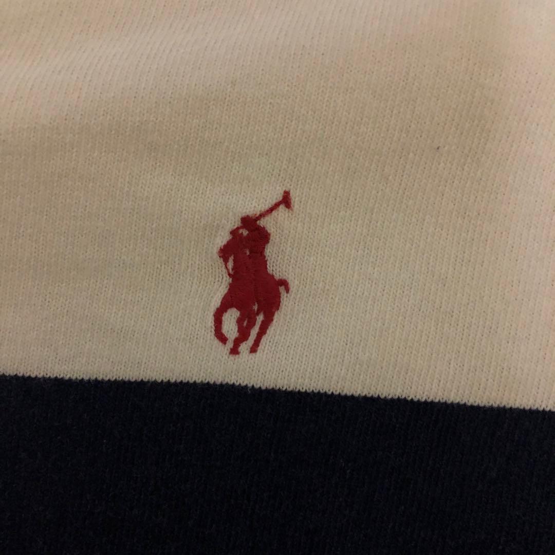 Polo by Ralph Lauren ラガーシャツ ネイビー/ホワイト