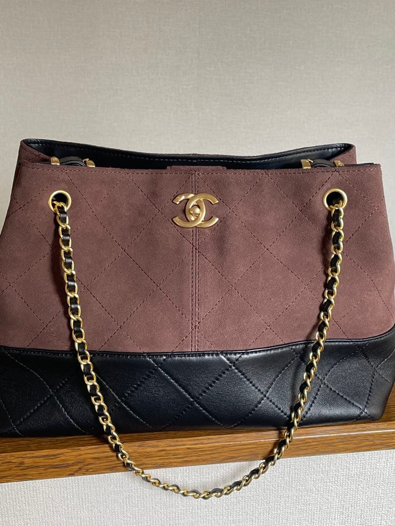 CHANELノベルティバッグ　バイカラー