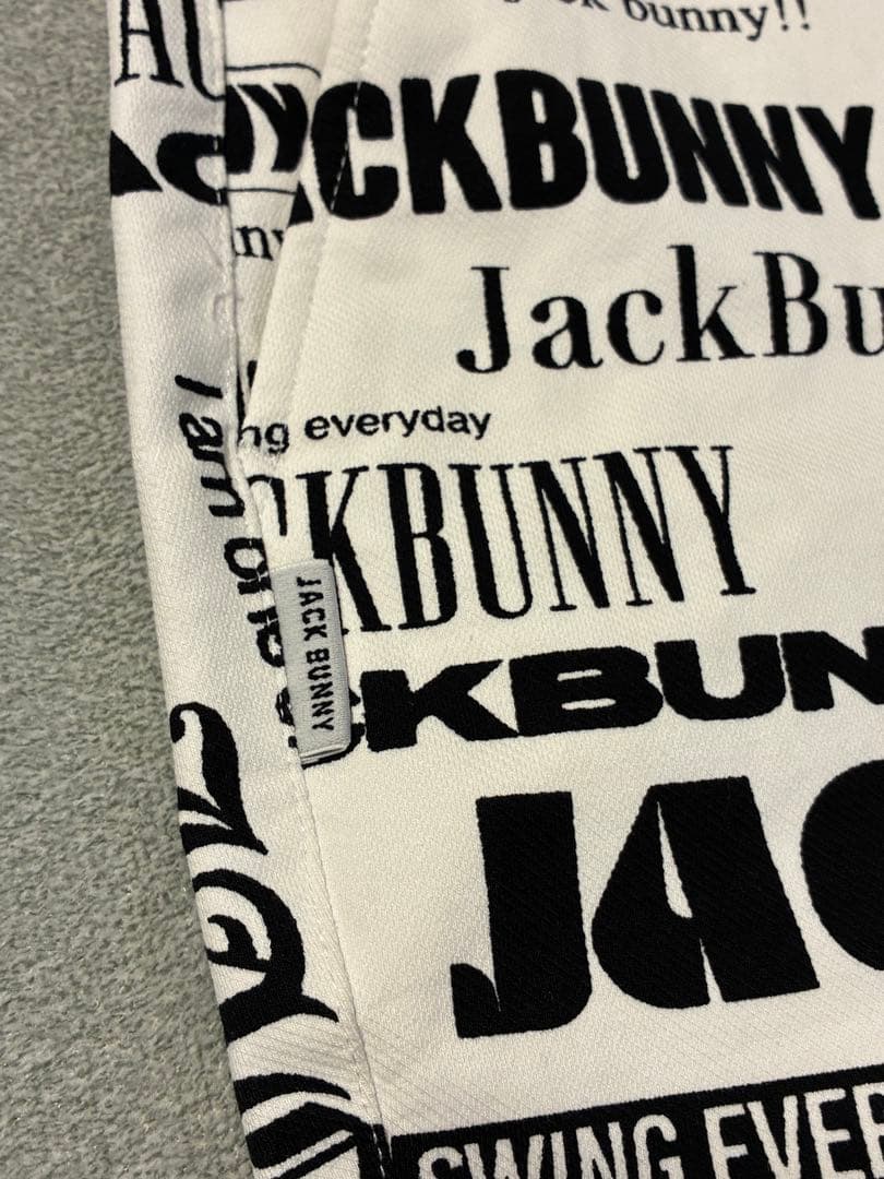 【未使用品】Jack Bunny!! 総柄ロゴパンツ サイズ5 ゴルフ　メンズ