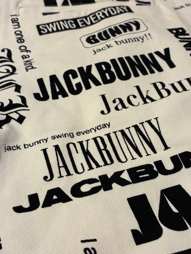 【未使用品】Jack Bunny!! 総柄ロゴパンツ サイズ5 ゴルフ　メンズ
