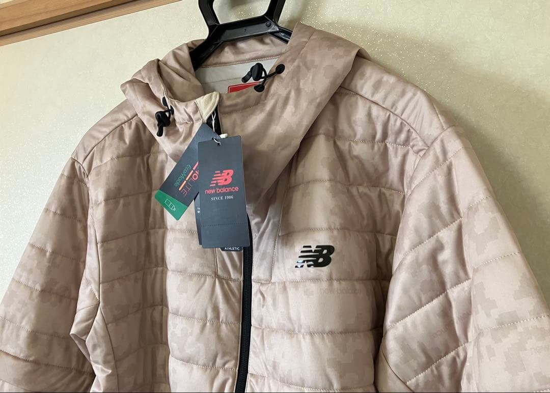ニューバランスゴルフ 中綿 フルジップ ブルゾン 未使用タグ付 XL、袖脱着 冬