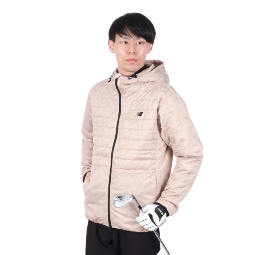 ニューバランスゴルフ 中綿 フルジップ ブルゾン 未使用タグ付 XL、袖脱着 冬