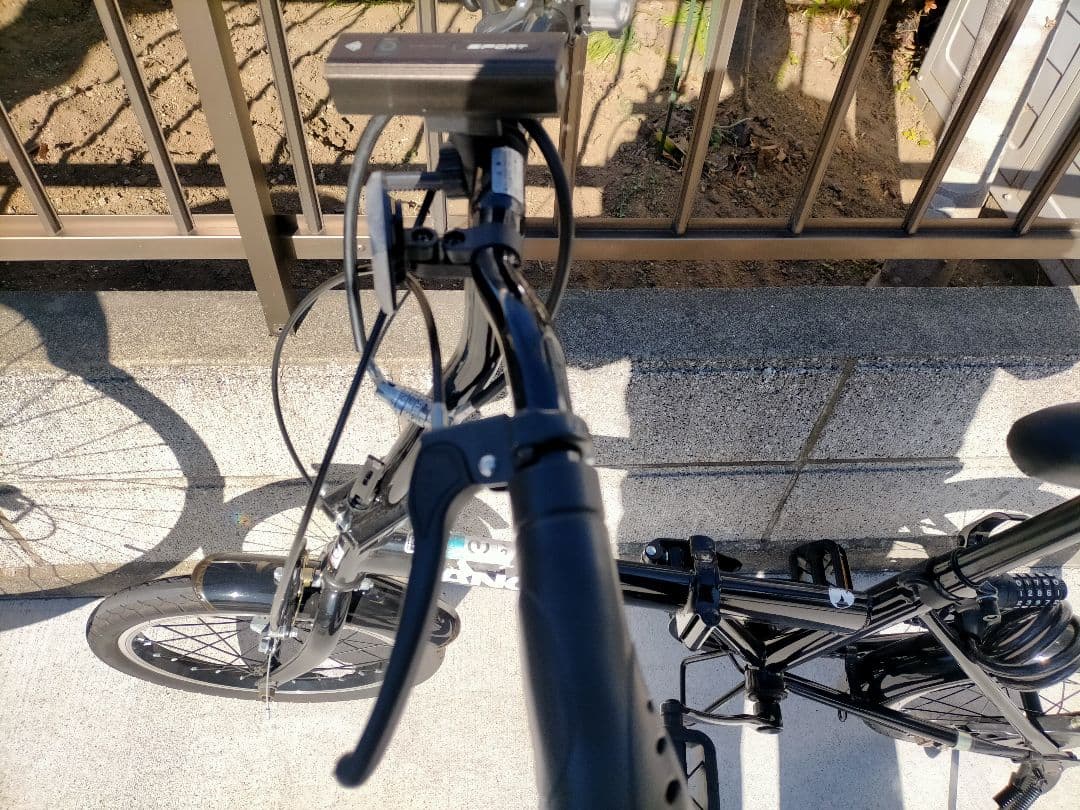 パンゲア ノーパンクタイヤ折りたたみ自転車 JR内房線浜野駅引き取り限定 試乗