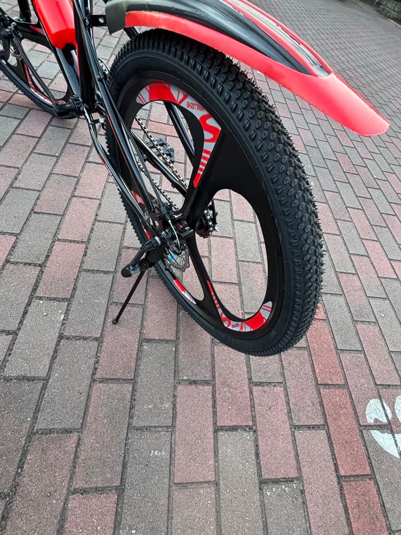 新車キッズ・サイクル(24㌅)お引き取り用ですが、→配達も可能です。
