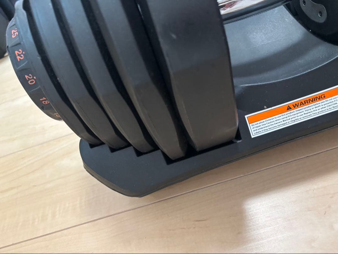 DUMBBELL 可変式ダンベル 40kg 筋トレ dumbbell ②