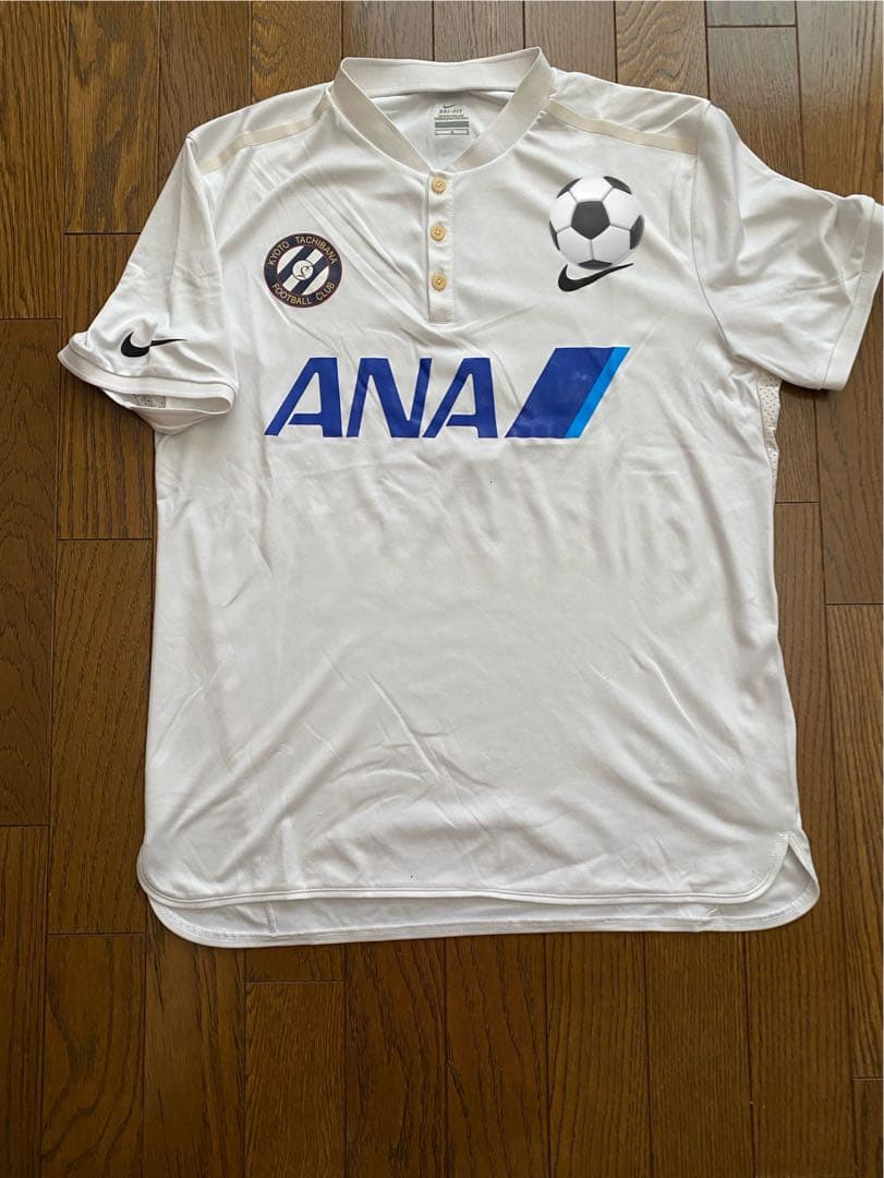 京都橘高校サッカー部　インターハイ移動着　フルスポンサー　選手支給品