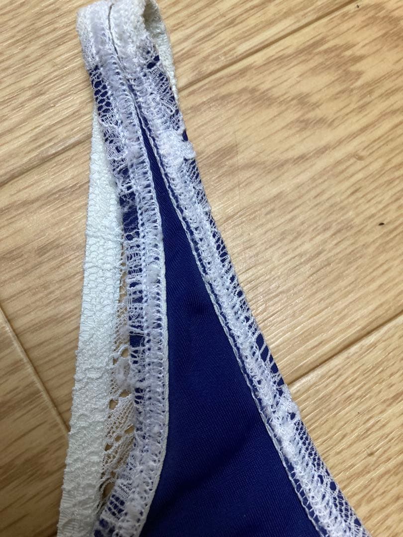 お*ゃ様 難あり！格安！！デラロミラノ　薄紫色のレーストリム付きレオタード　M