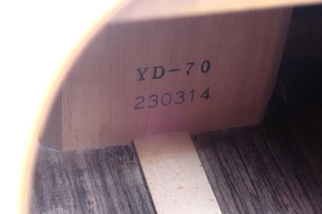 hxm1124 YAMAKI　激鳴り　オール単板　ドレッドノート　 YD-70
