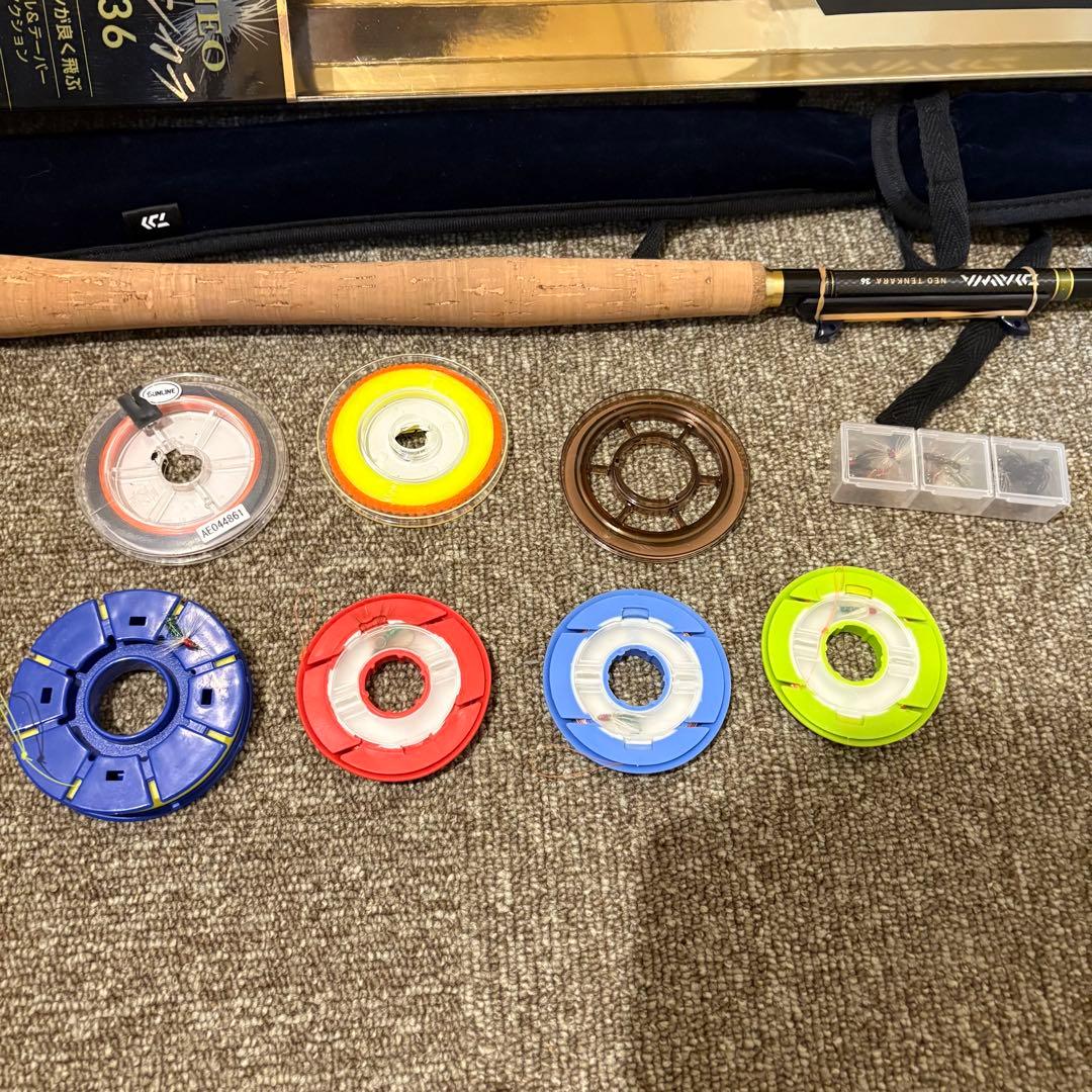 た*け様 DAIWA NEOテンカラ36 テンカラ入門セット　ライン、ハリス、毛