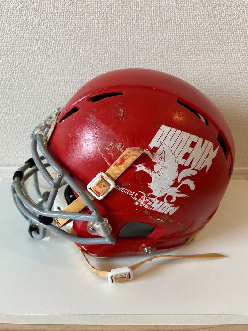 【超レア・選手実使用品】日本大学アメフト部 PHOENIX ヘルメット（ゼニス)