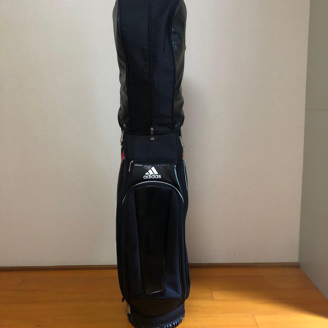 アディダスadidas キャディバッグ ブラック フード付き