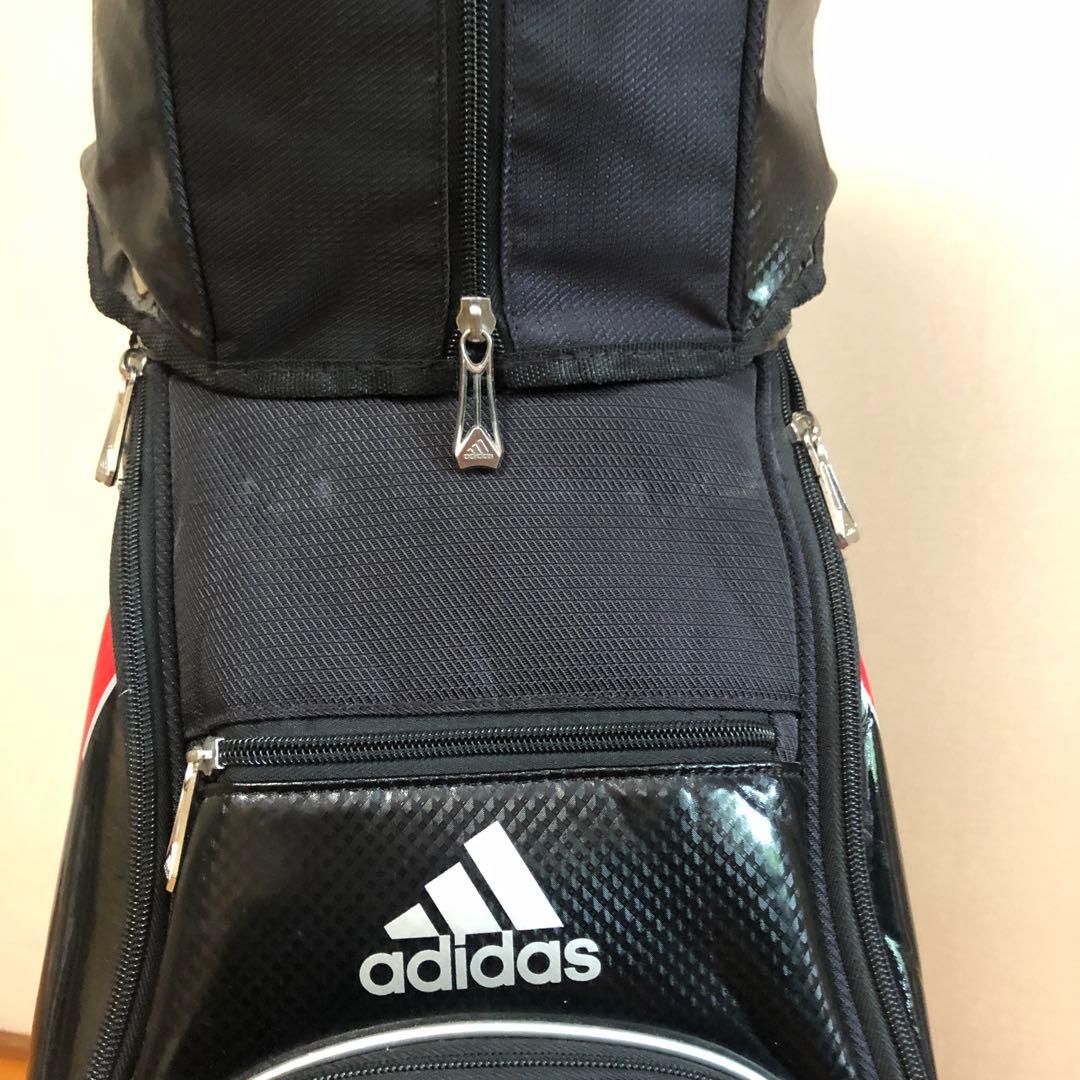 アディダスadidas キャディバッグ ブラック フード付き