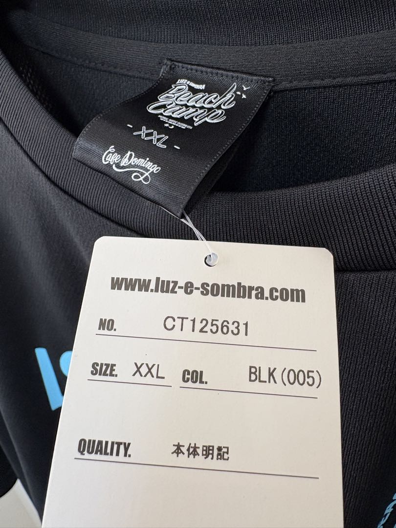 【XXL】新品未使用 限定 ルースイソンブラ プラシャツ 黒 プラクティスシャツ