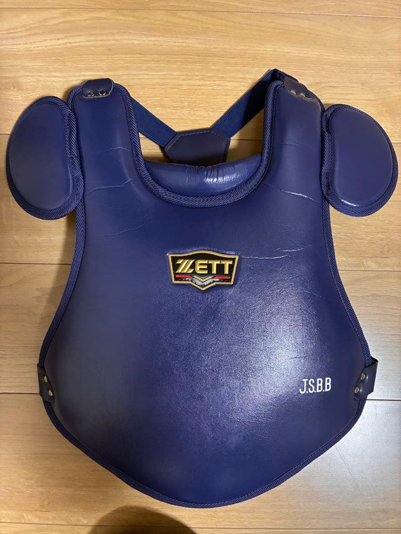 ZETT 少年軟式キャッチャー用防具3点セット ネイビー