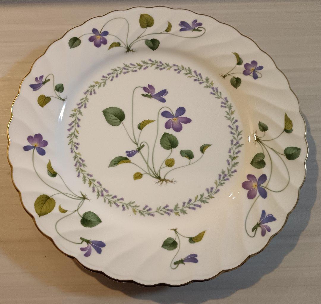 Noritake バイオレットディナープレート6枚セット