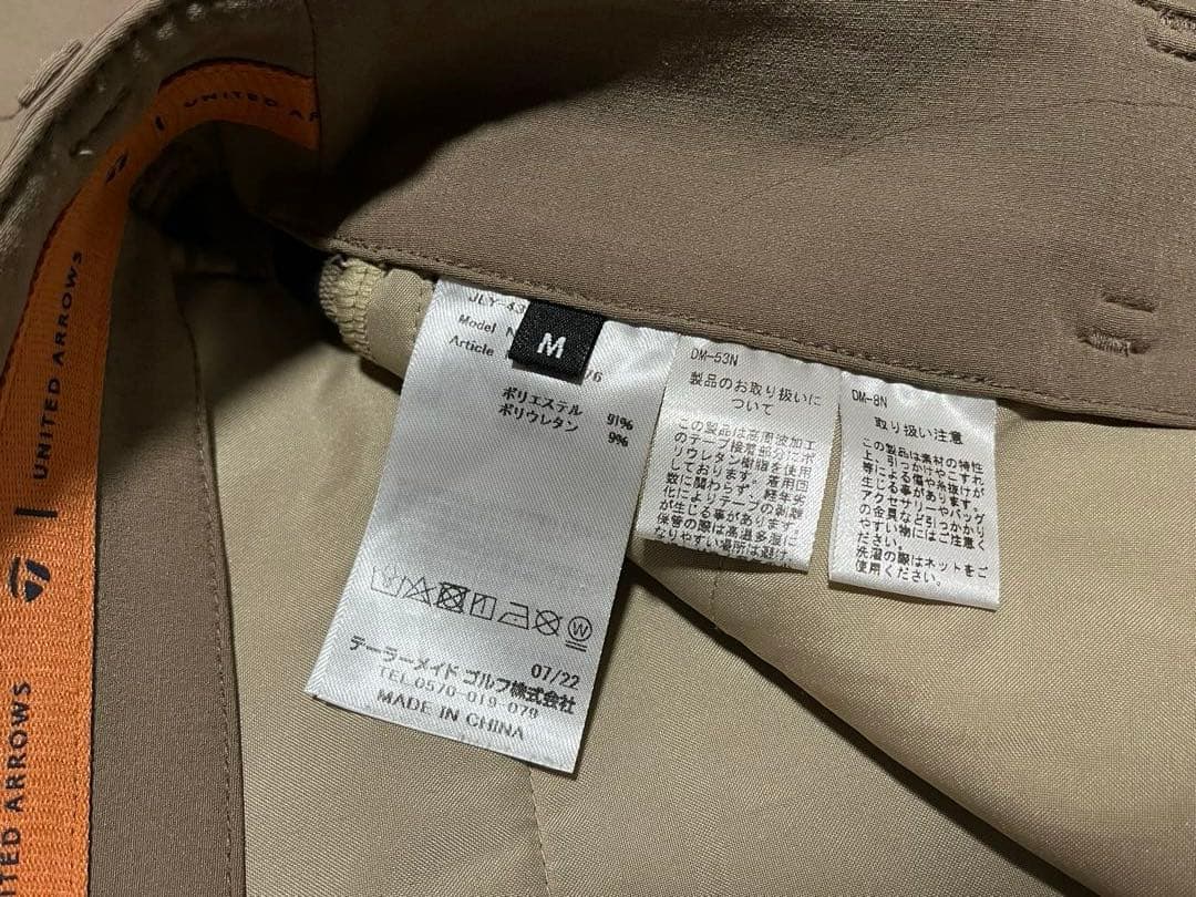 【M】TaylorMade × UNITED ARROWS ゴルフパンツ
