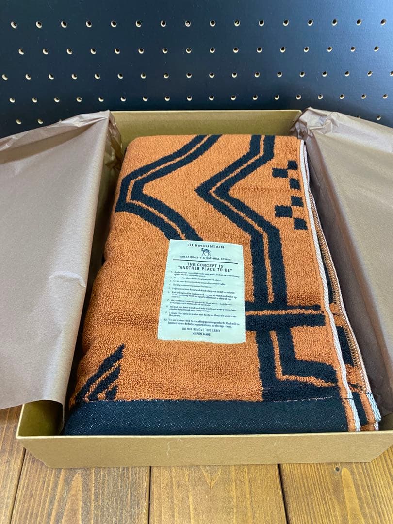 OLD MOUNTAIN COMFORT TOWEL BATH キャメル
