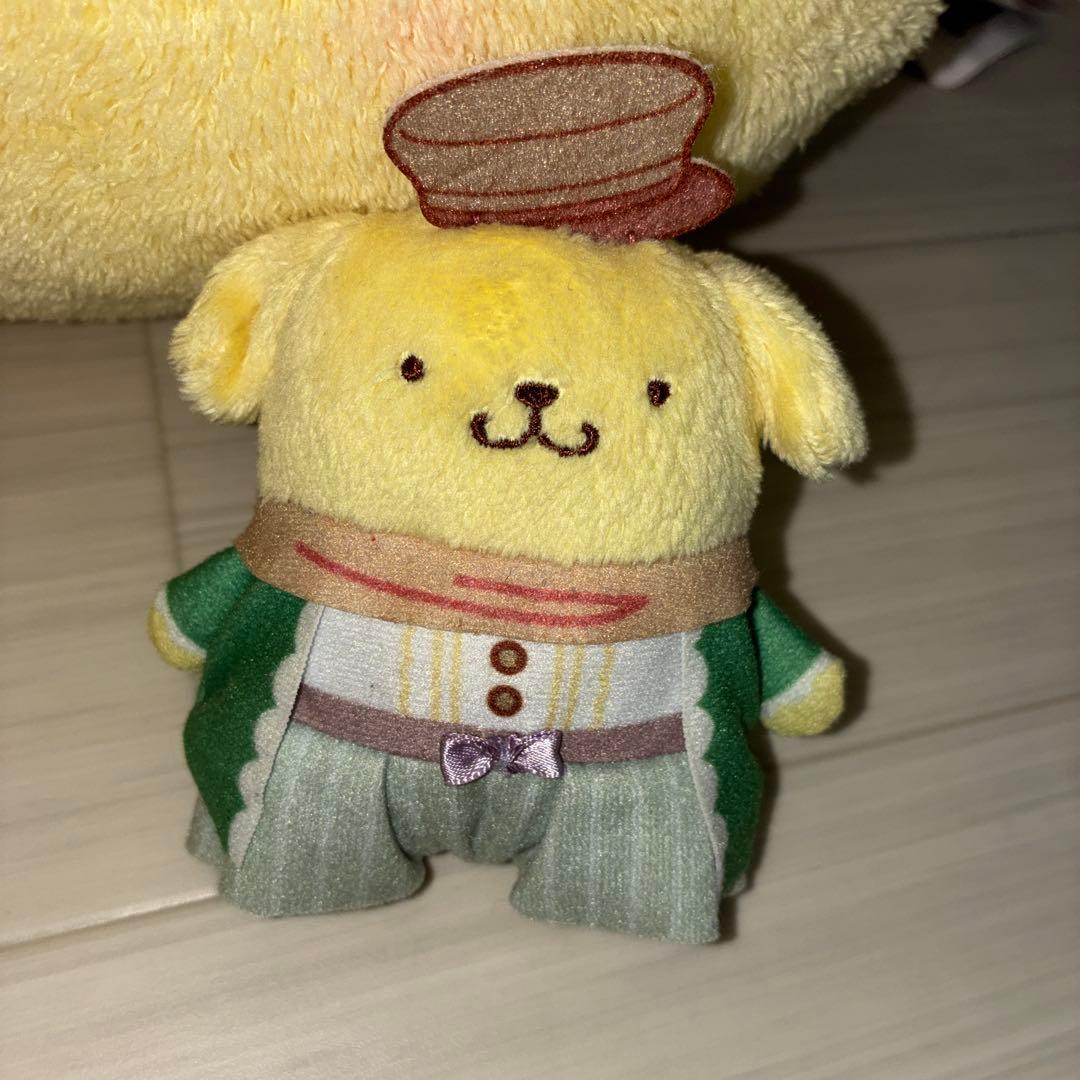 ポムポムプリンぬいぐるみマスコット12点セット。
