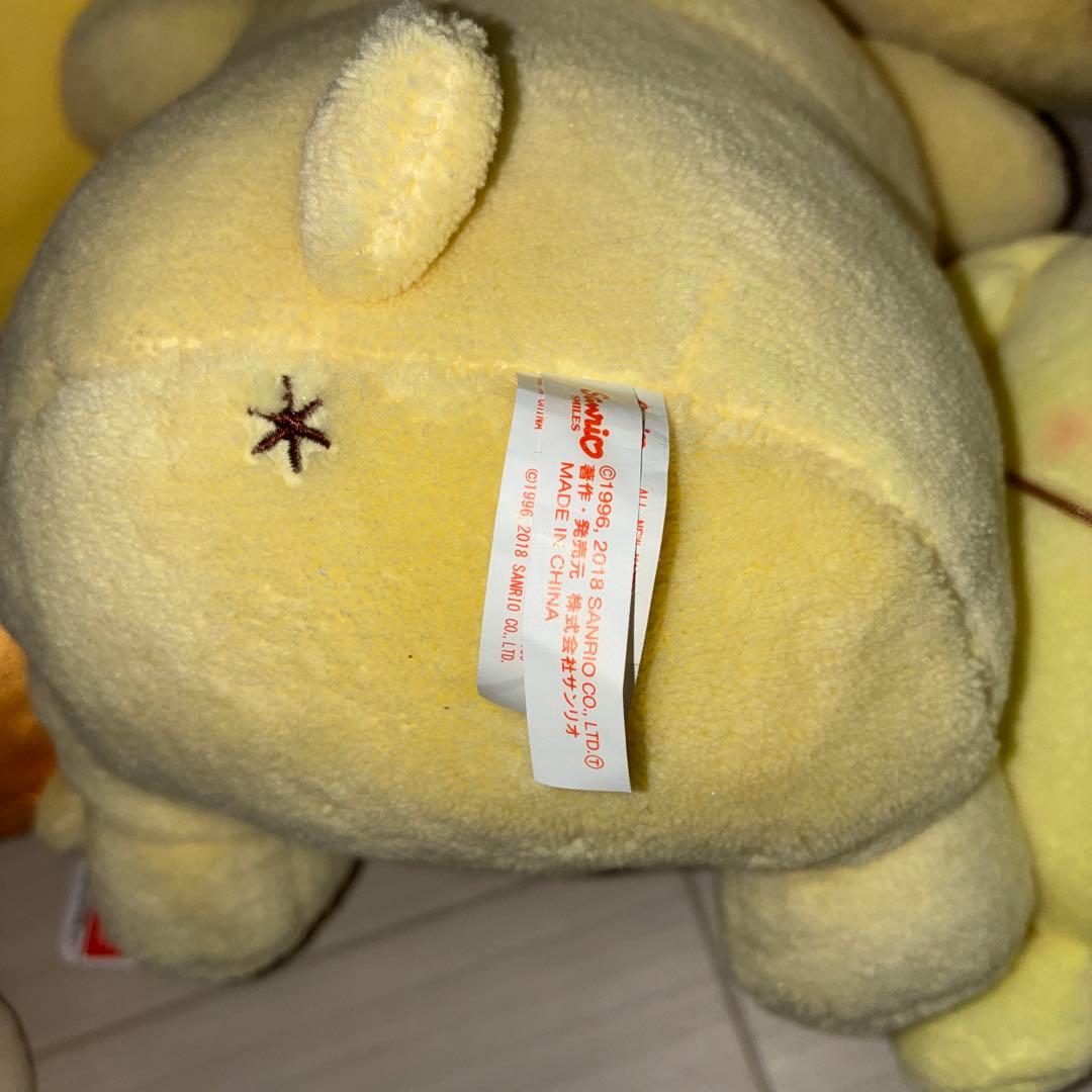 ポムポムプリンぬいぐるみマスコット12点セット。
