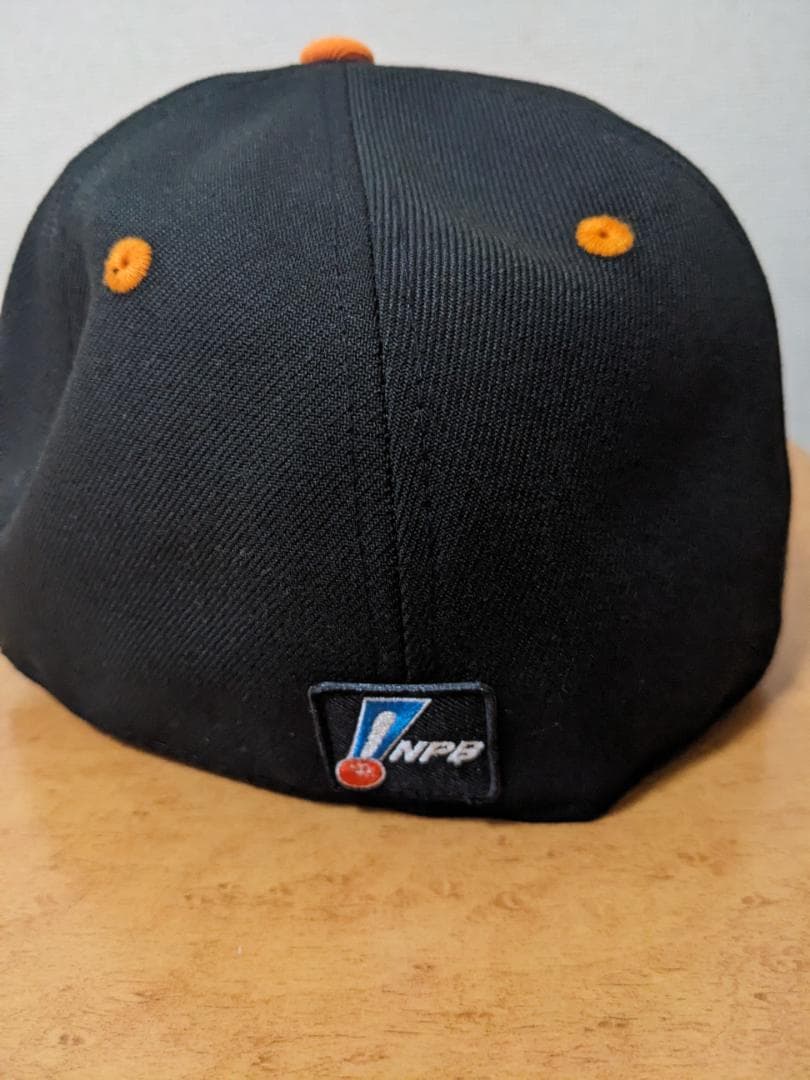 New Era 59FIFTY キャップ サイズ7 黒/オレンジ