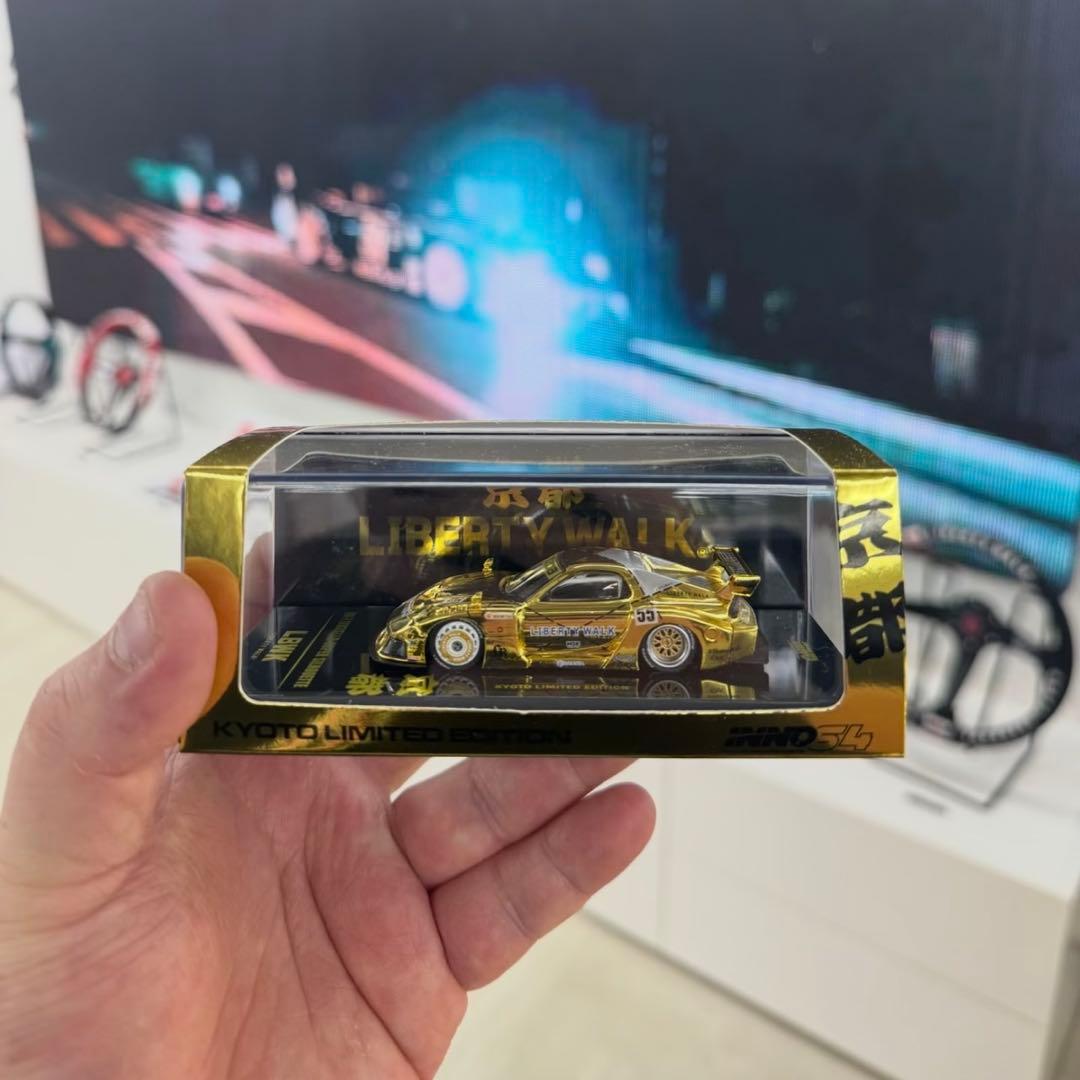 リバティウォーク京都限定版 inno64 スペシャルbox RX7 ゴールド