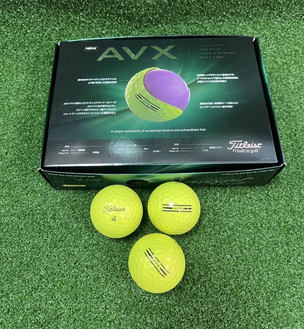 タイトリスト AVX【イエロー】新品正規品　24年モデル　２ダース