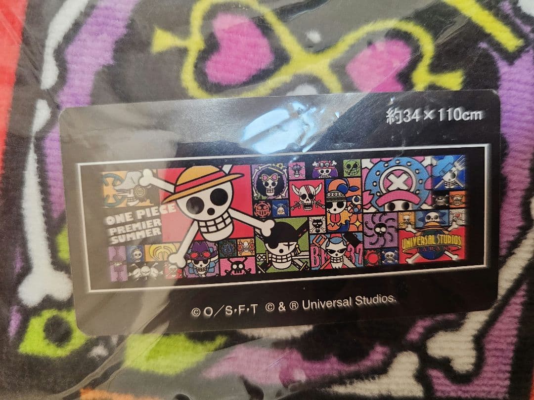 限定ワンピース フード付きタオル&ロングタオル USJ限定品 ONE PIECE