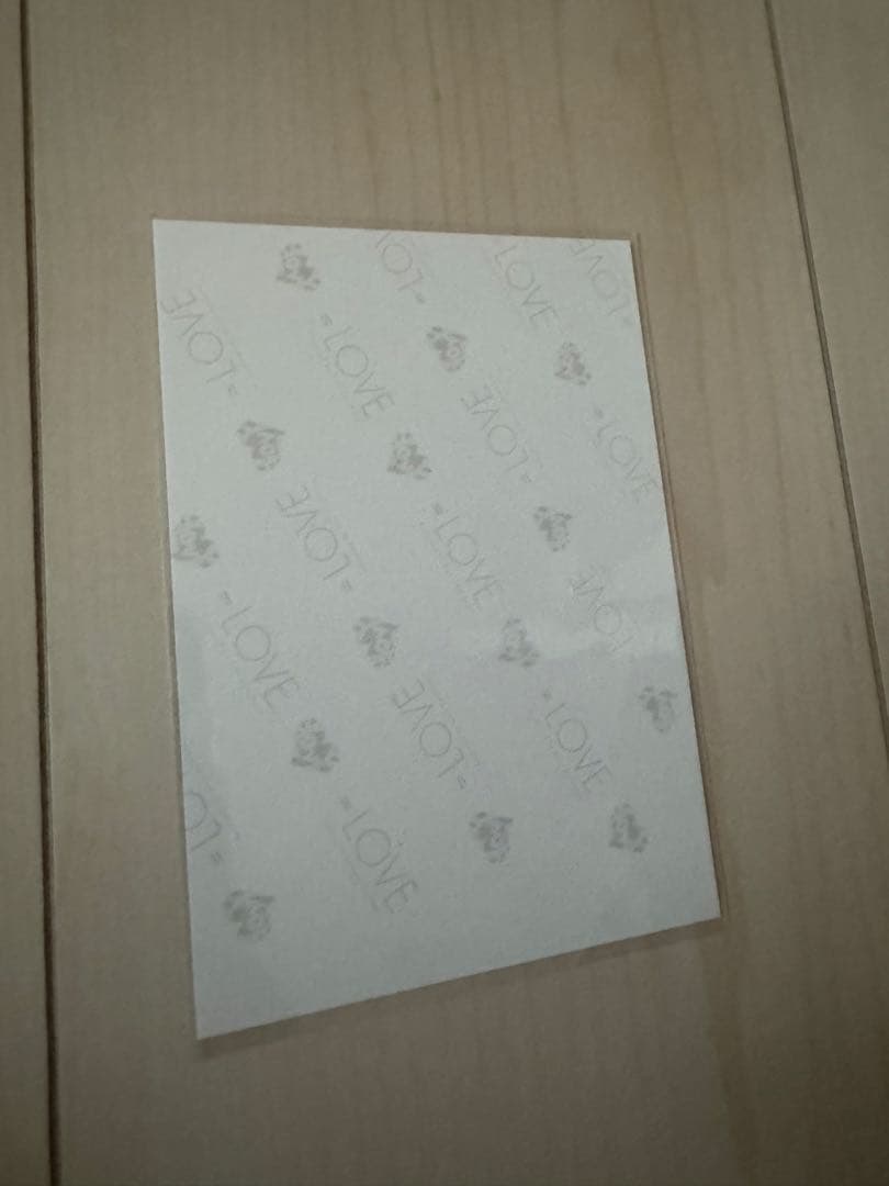 音嶋莉沙　＝LOVE シナモン　直筆　チュウ　コメあり