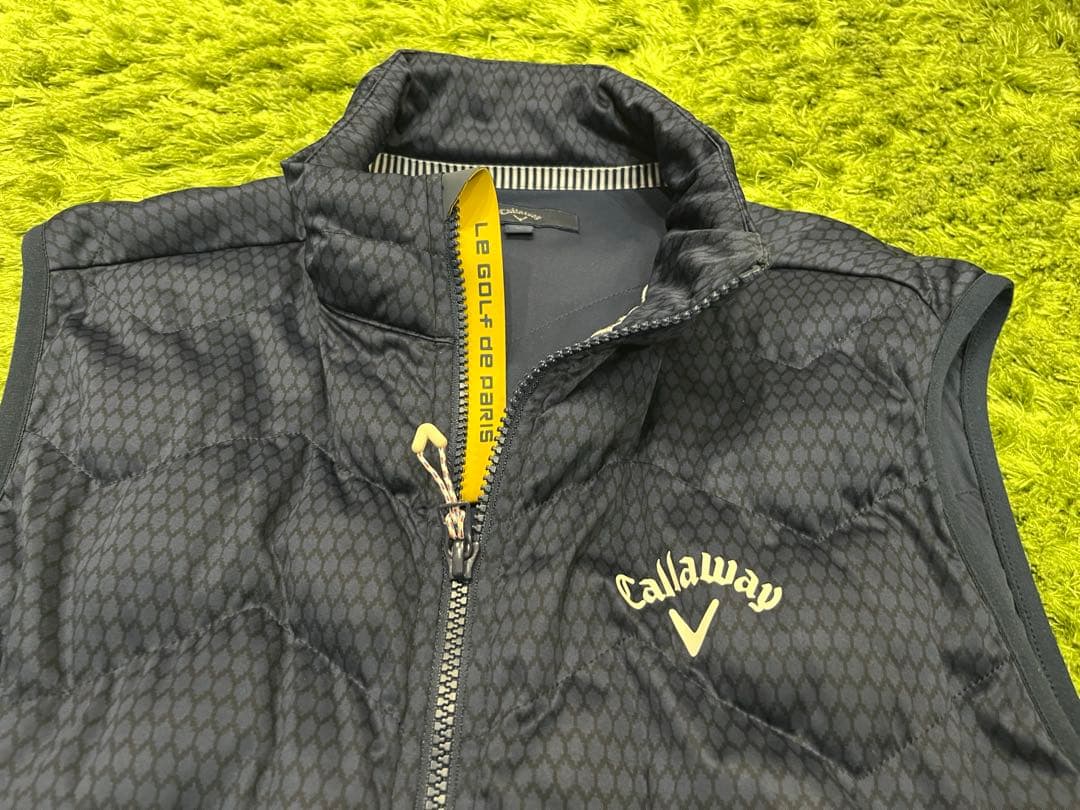 希少Callaway メンズベスト グレー ネイビー