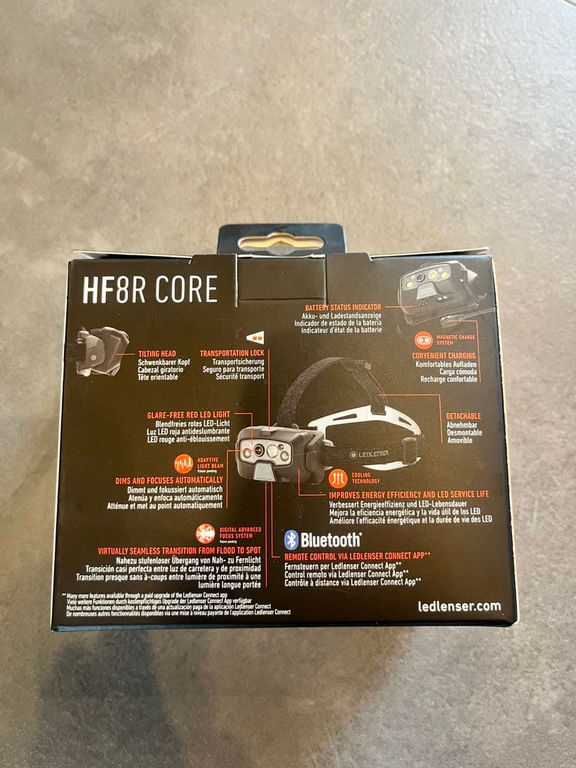 LEDLENSER HF8R CORE ヘッドランプ