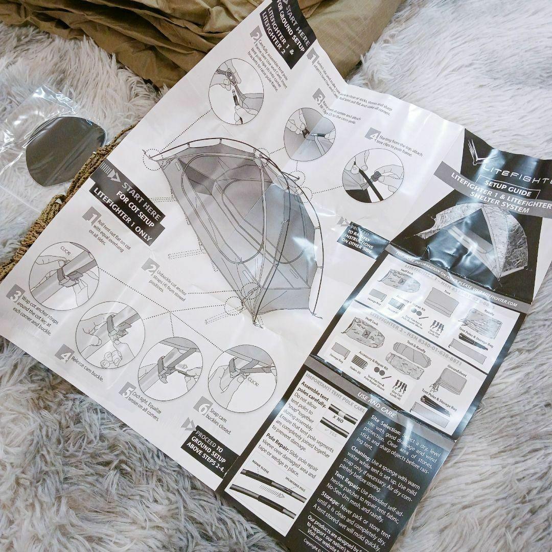 ❤️米軍✨新品未使用❤️海外❤️登山 キャンプ ライトファイター ✨1人用