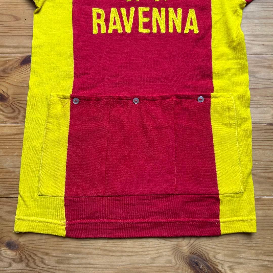 70s 80s イタリア製 S.C.RAVENNA ウールサイクリングジャージ