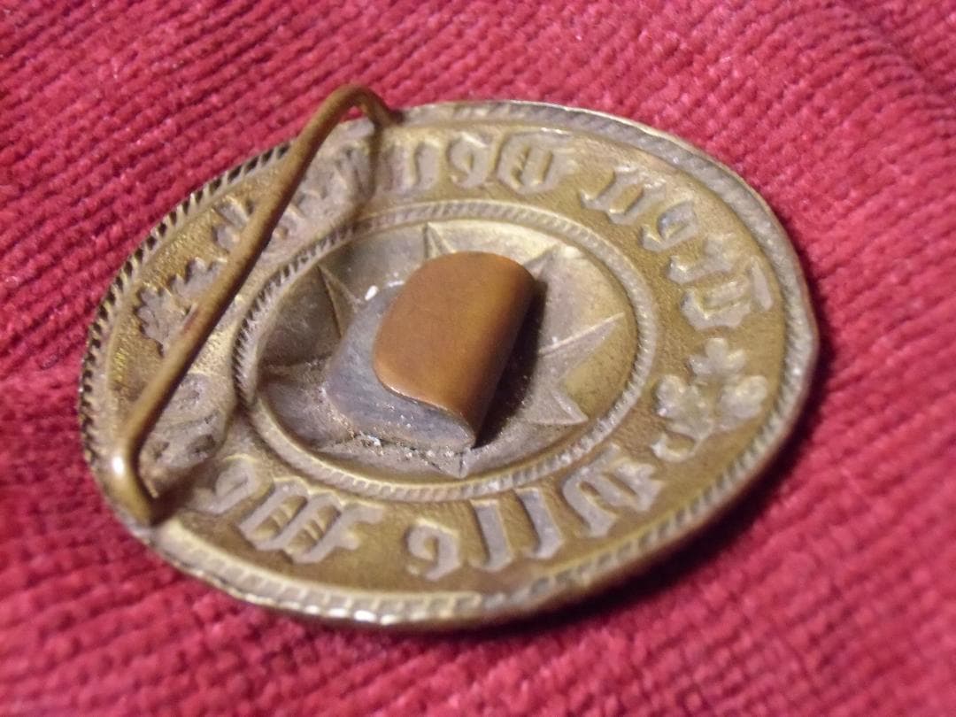 Ｗワイマールドイツ軍＊１９２５青年ドイツ勲章軍団リーダーバックル（実物）
