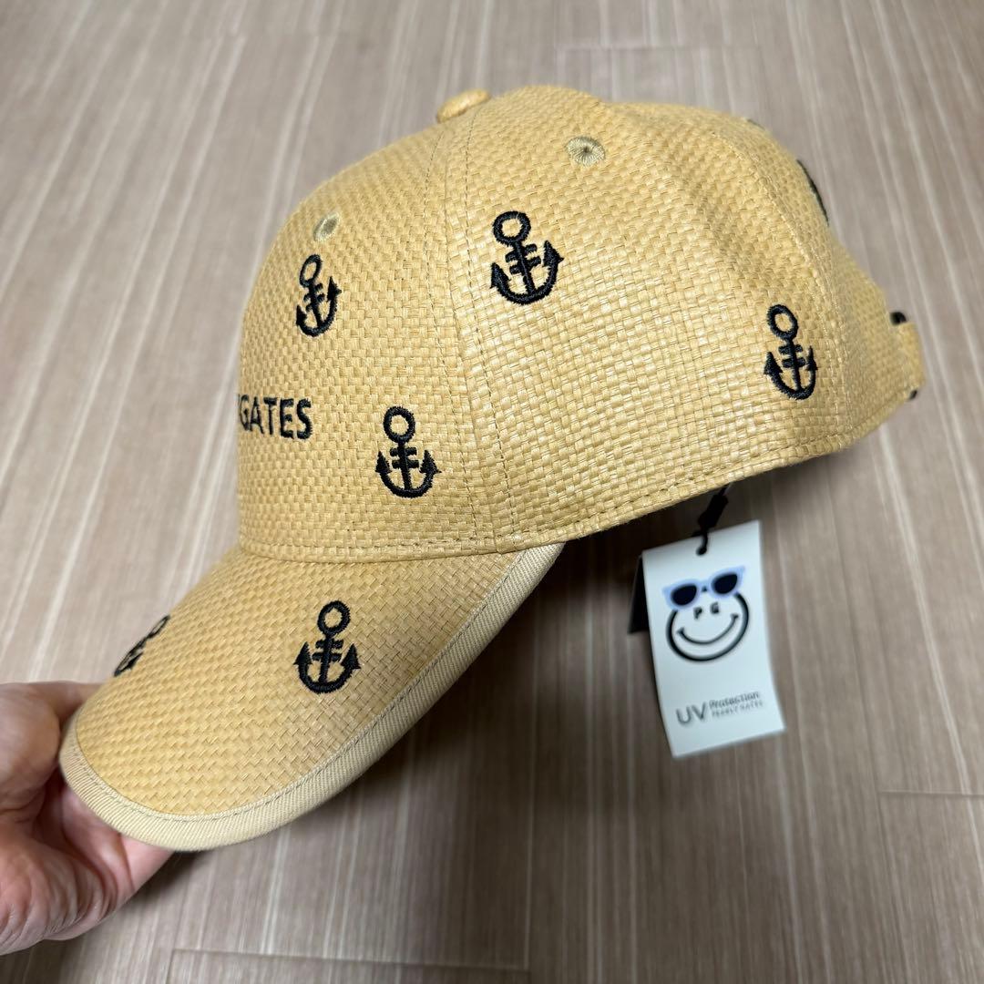 新品タグ付き　PEARLY GATES アンカー柄キャップ