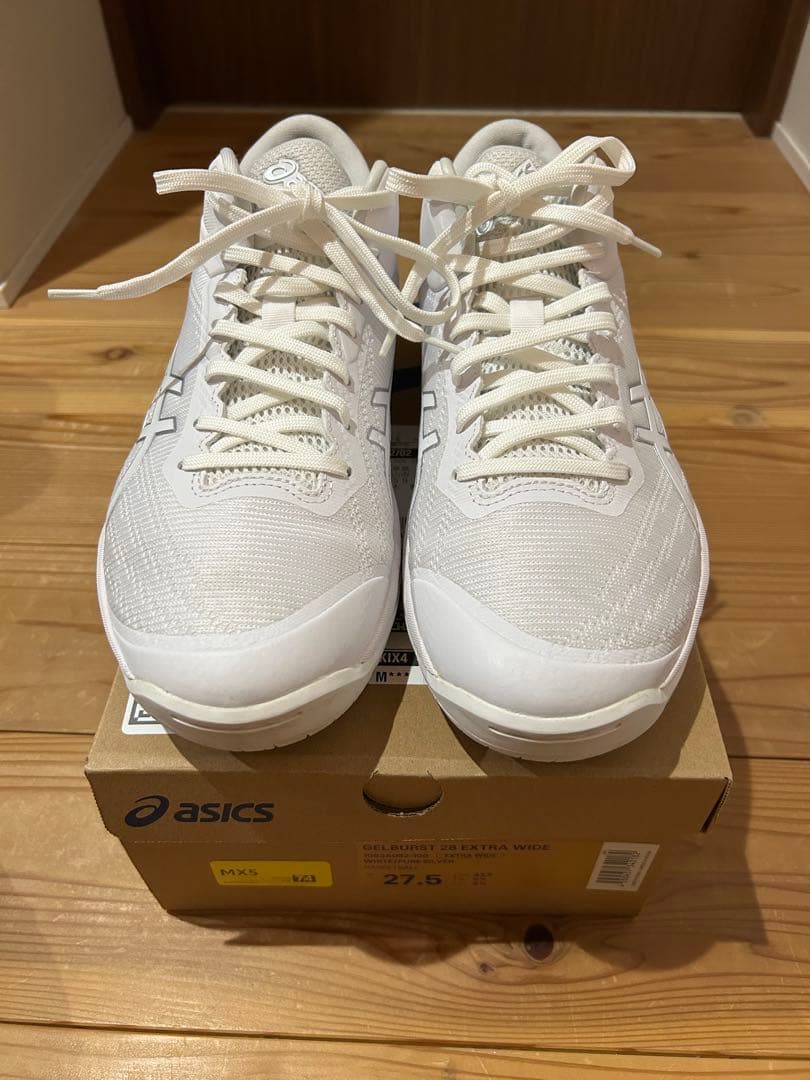 シューズ(男性用) asics GELBURST 28 EXTRA WIDE 27.5cm