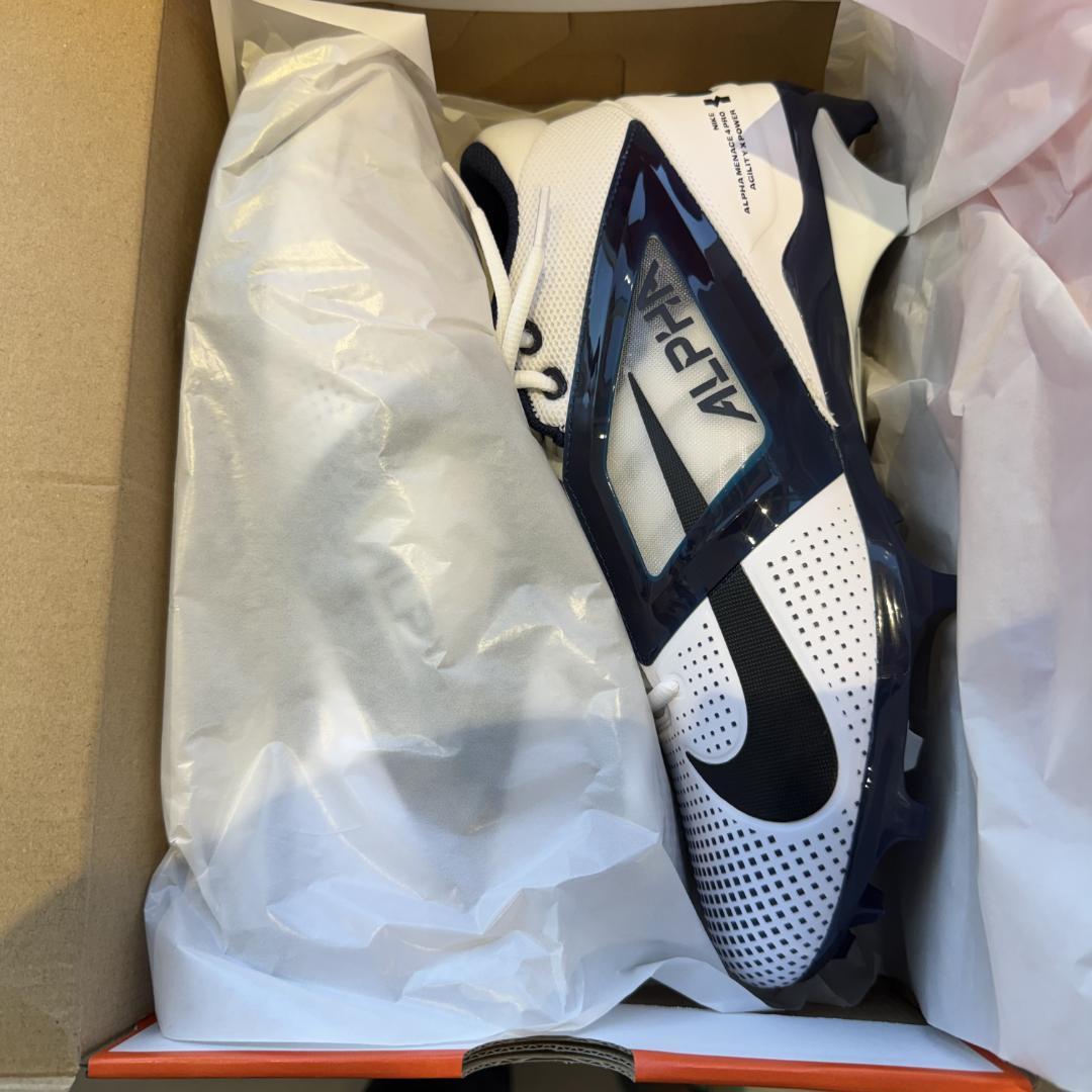 NIKE ALPHA MENACE 4 PRO TB 28.5cm 白/紺