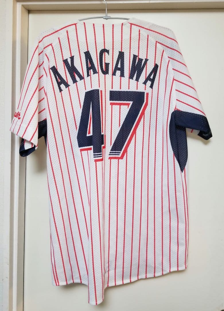 東京ヤクルト スワローズ 赤川克紀　ホーム ユニフォーム ゼット XL(フリー）