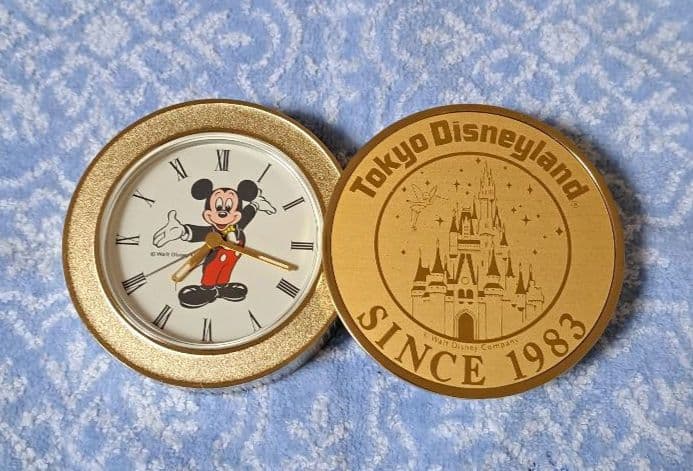 【超レア・美品】ディズニーランド　グランドオープン記念　1983年　置き時計
