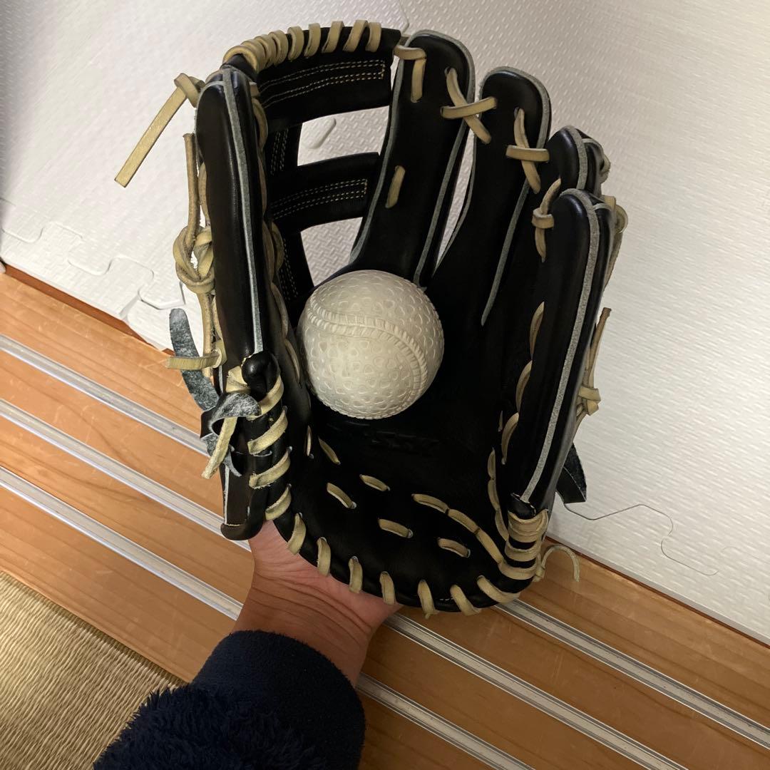プロエッジ 軟式グローブ 黒