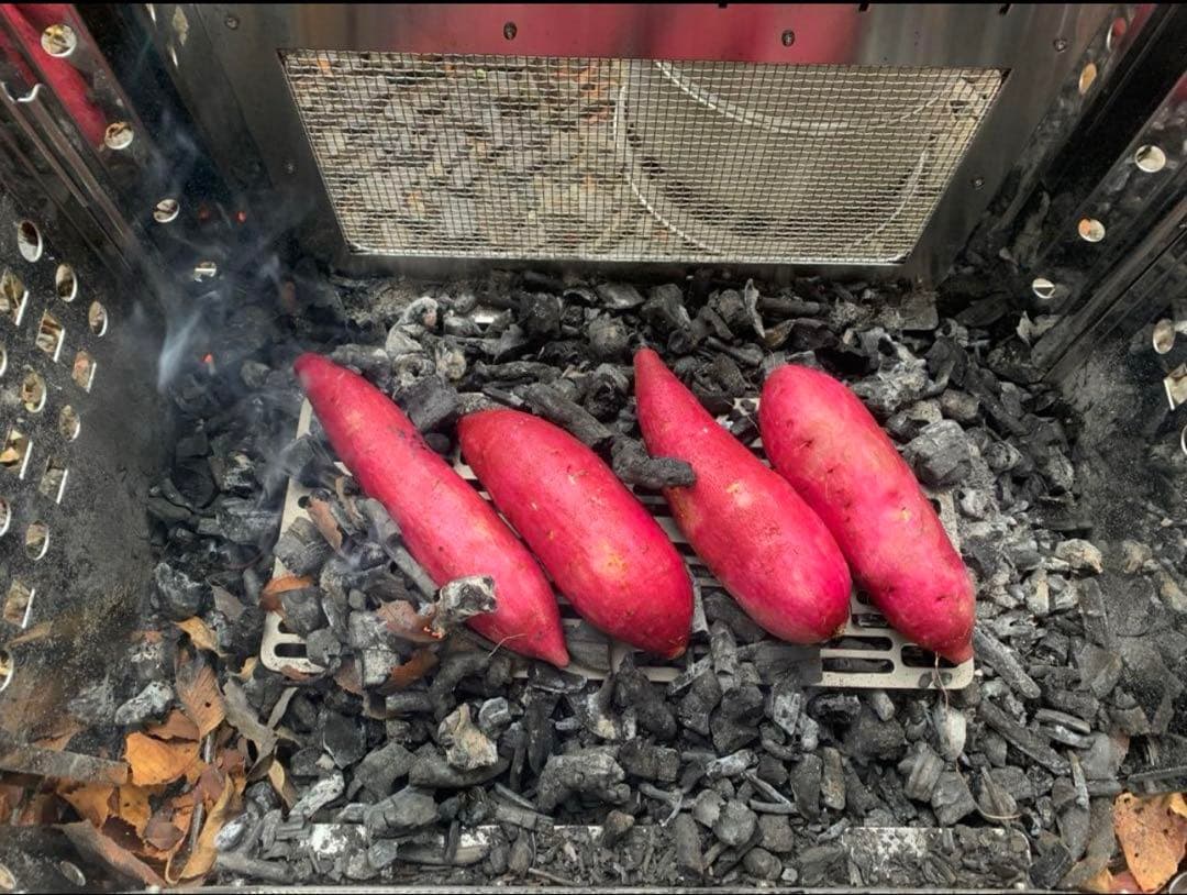 新品組み立てステンレス製メッシュBBQ防寒コンロ