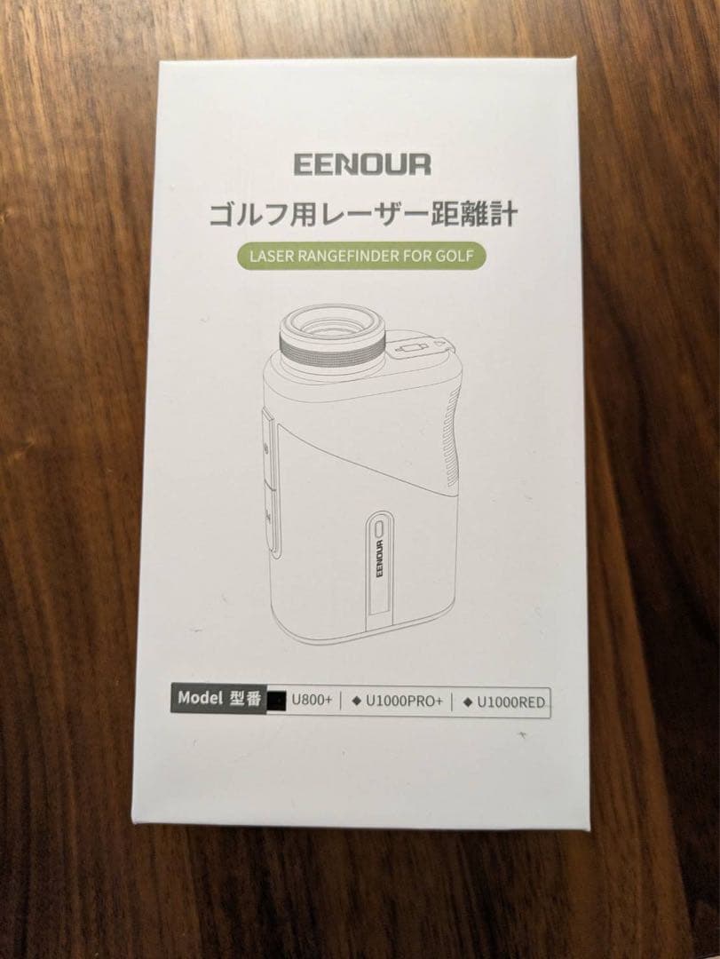 EENOUR ゴルフ用距離計 U800+ ホワイト　付属品•箱あり　3点間測定