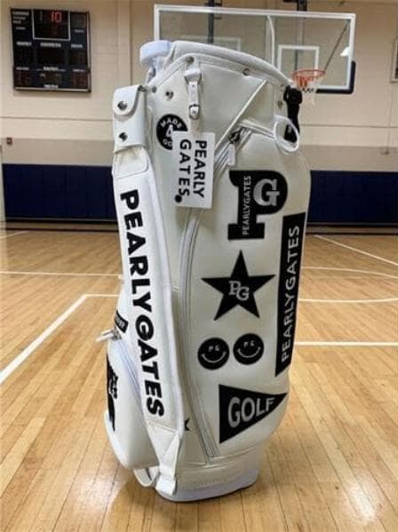 PEARLY GATES ゴルフバッグ 89 ブラック　パリーゲイツスタンド付き