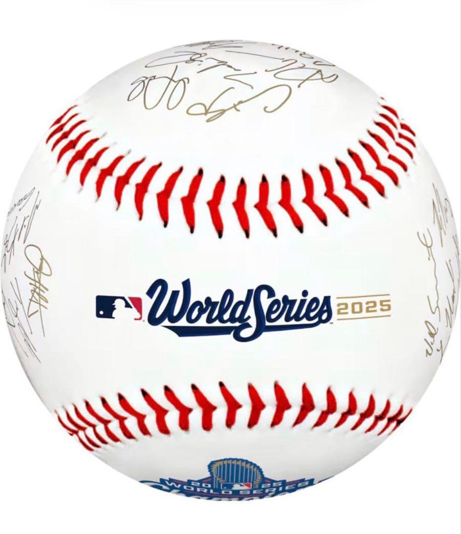 【海外限定】MLB ドジャース 2025ワールドシリーズチャンピオンサインボール