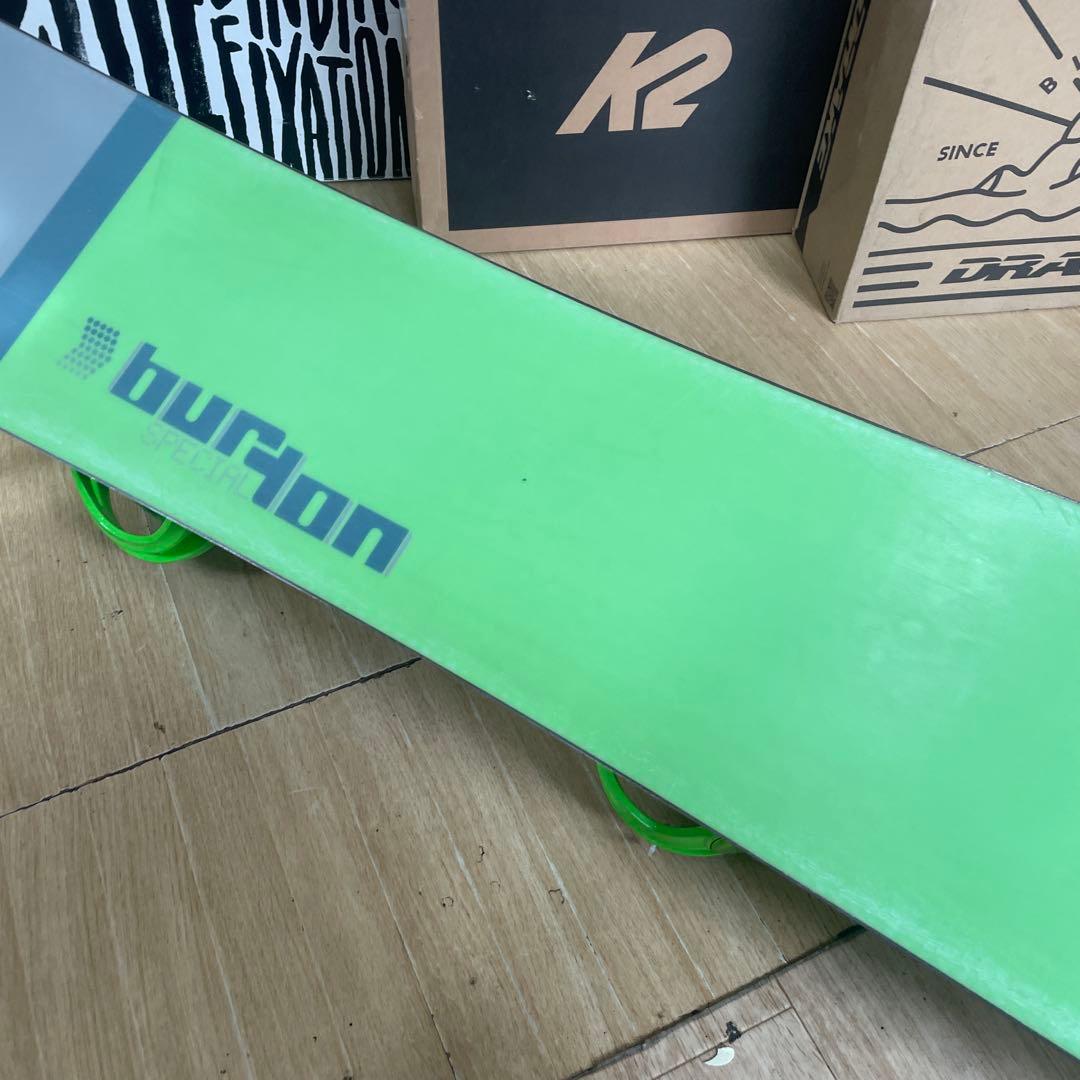 BURTON×SALOMON　バートン　スノーボード　サロモン　バインディング付