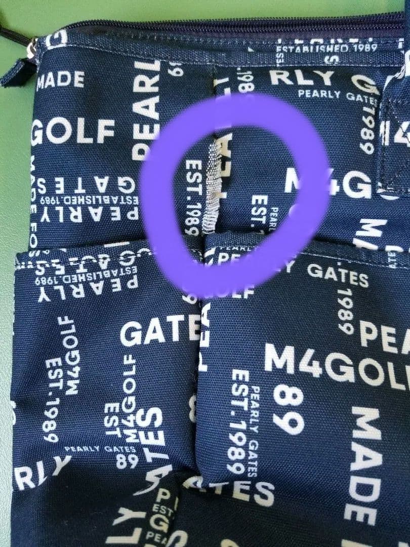 PEARLY GATES バッグ ３点セット　ネイビー