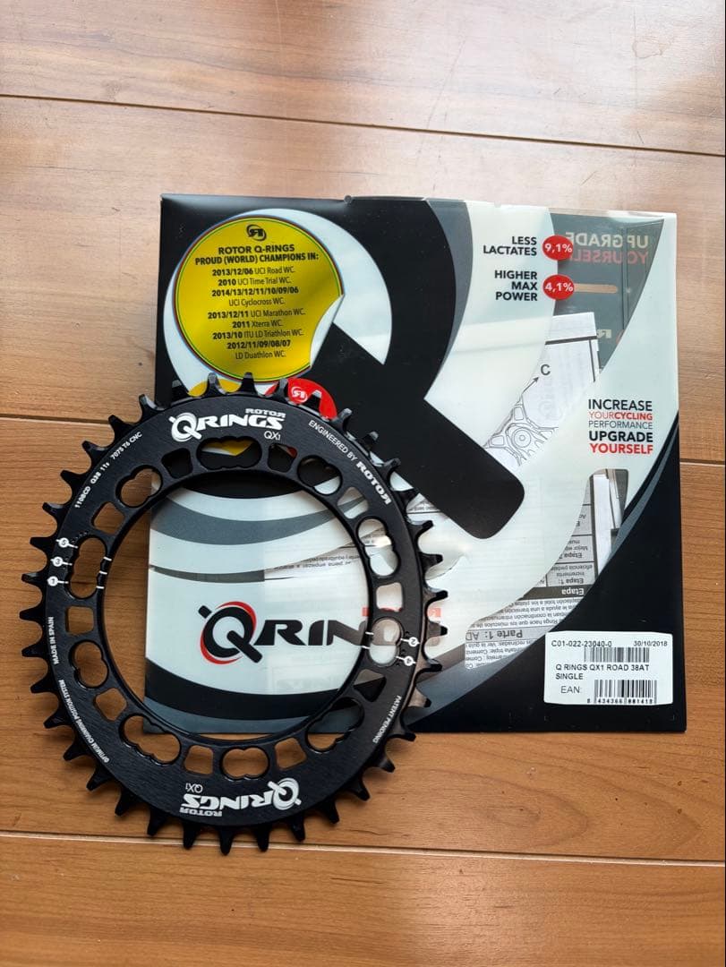 ROTOR Q-Rings QX 38t シングル PCD110 11s