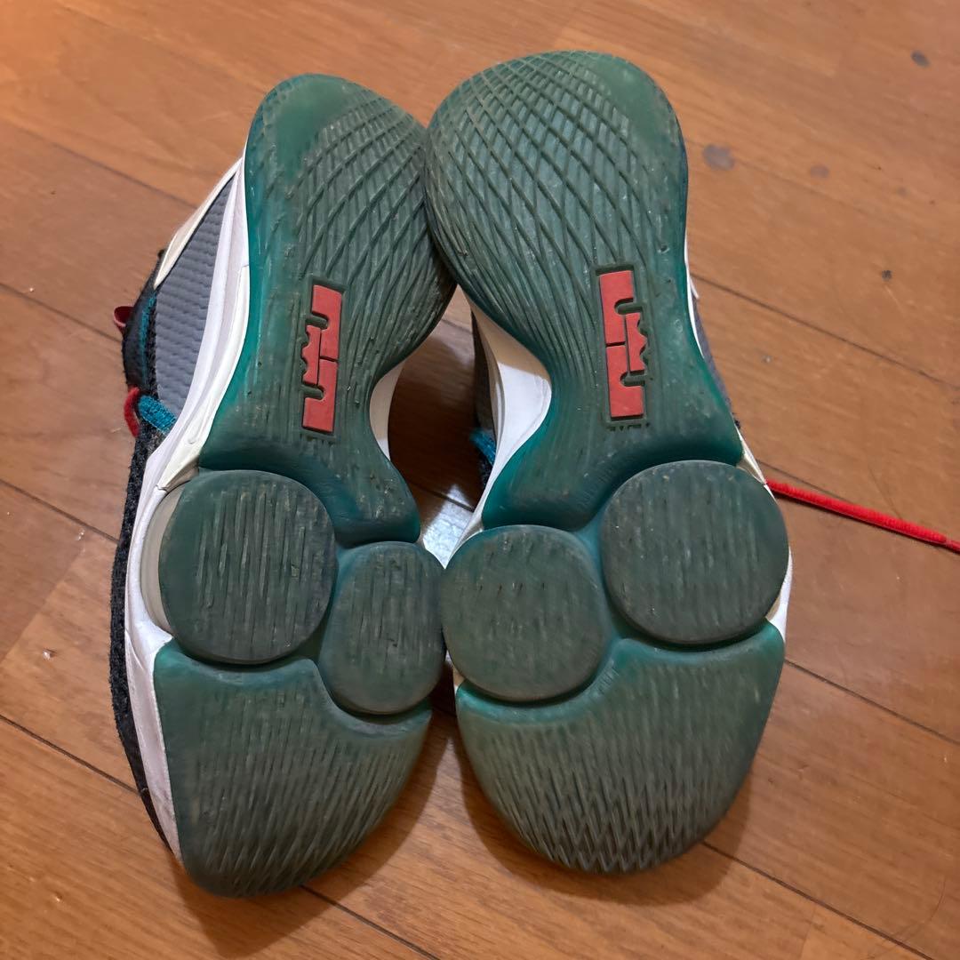 Nike バスケットボールシューズ 黒/赤 LEBRON WITNESS |V