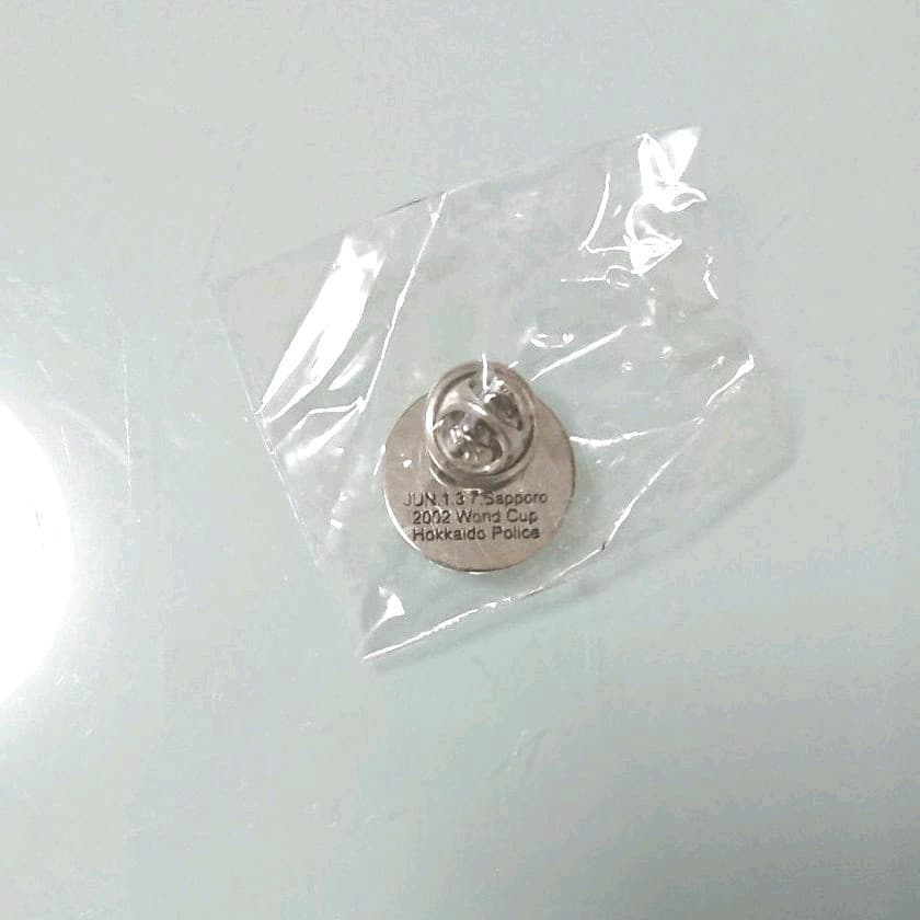 非売品 2002 サッカー World cup 札幌 ピンバッチ 北海道警察