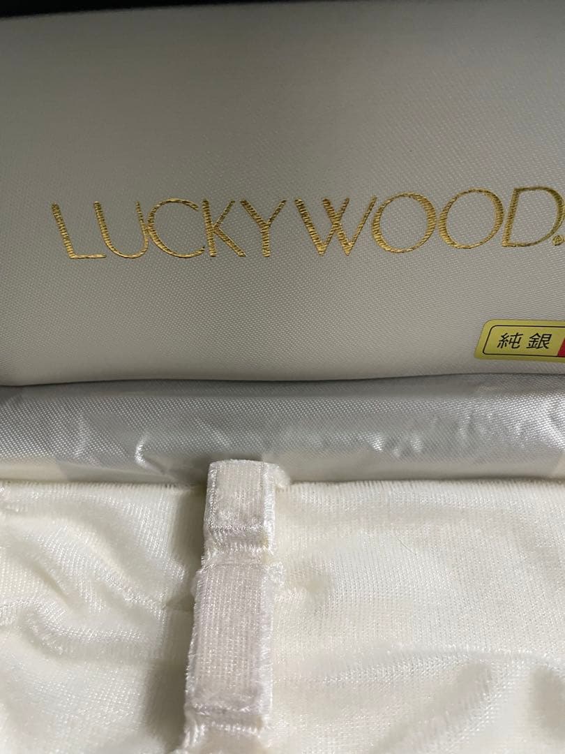 純銀950 LUCKYWOOD　ラッキーウッド スプーン２本セット