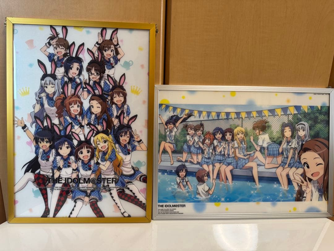 アイドルマスター　輝きの向こう側へ　ポスター8枚セット額縁付き
